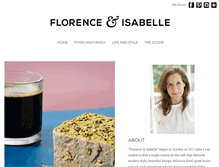 Tablet Screenshot of florenceandisabelle.com